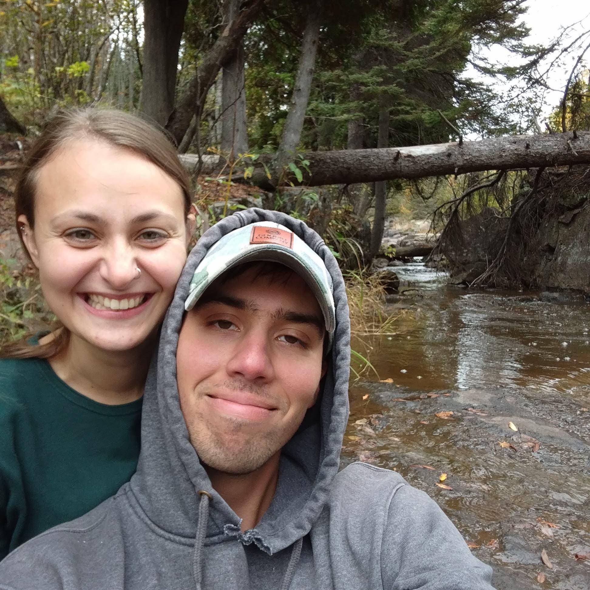 Here we are in Beaver Bay. We enjoy nature together.