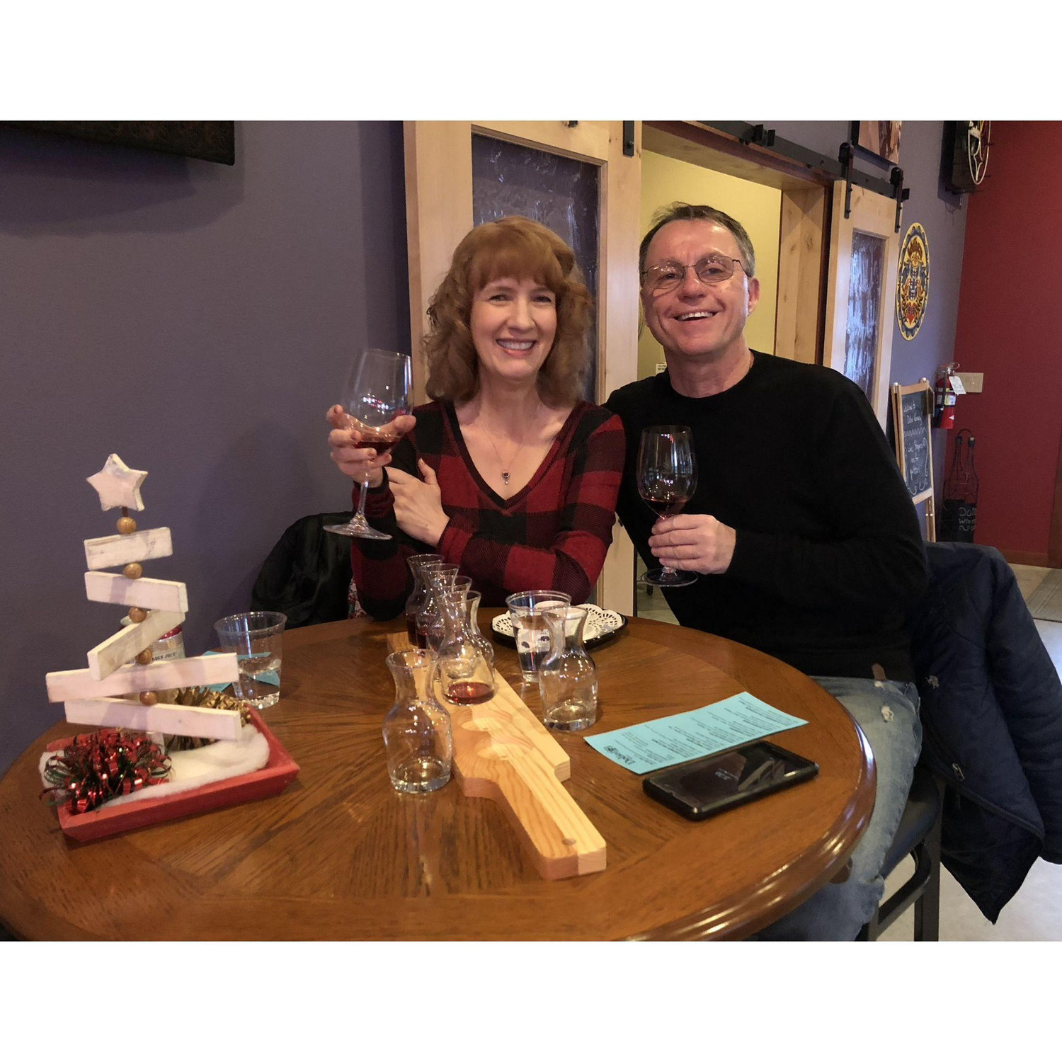 Connie loves wine tasting, and luckily, Mark loves to go with her!