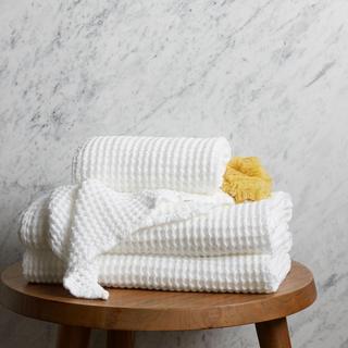 4-Piece Waffle Bath Towel Set