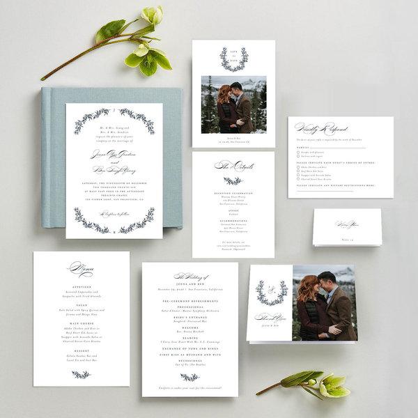 Zola Wedding Invitations - Vienna Classic