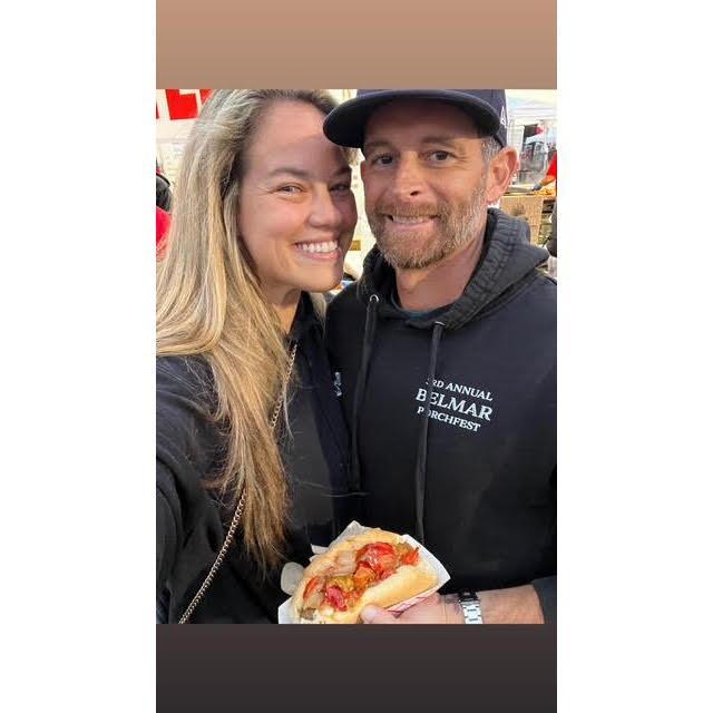 He takes me every summer for a sausage sandwich and zeppoli