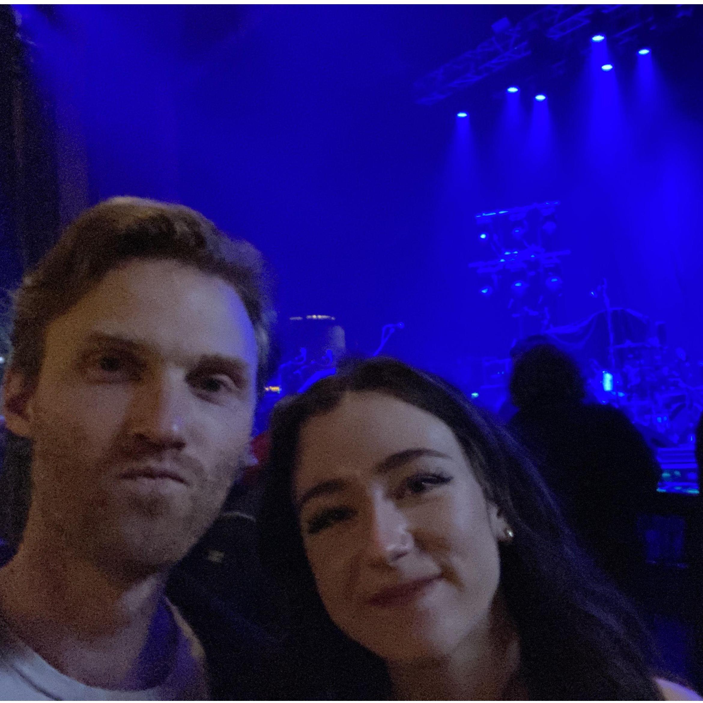 April 2022 - Seeing the band Spoon- an anniversary present for Stuart