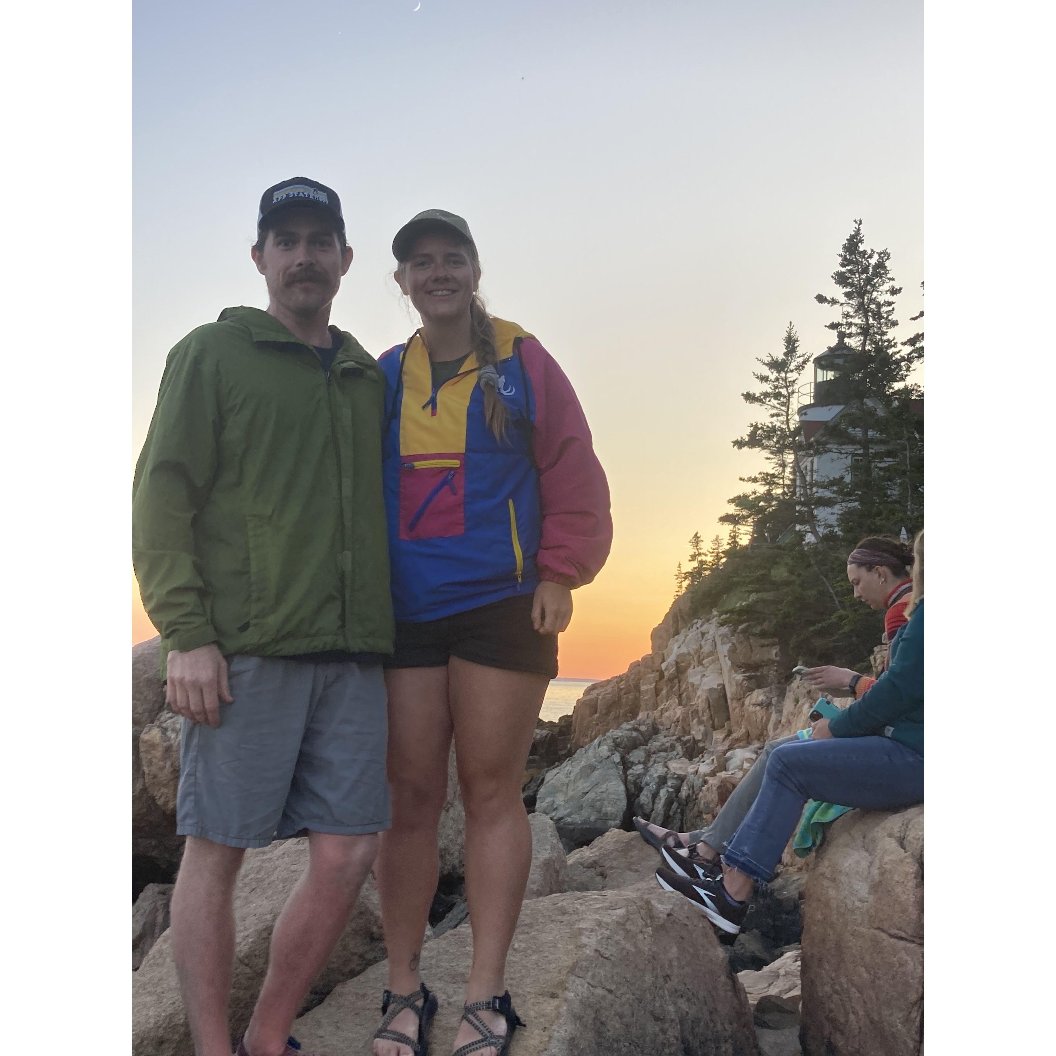 Us on family vacation with the Murphy side up in Maine last summer.