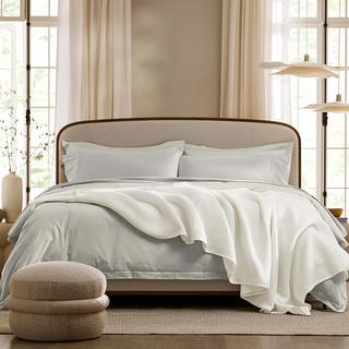 Organic Waffle Bed Blanket