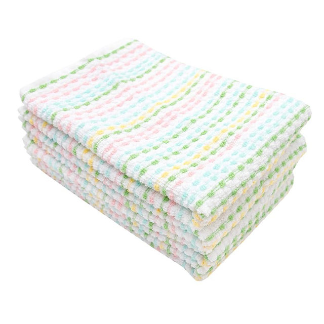 Ritz Pebble Bar Mop Towels: Highly Absorbent & Super Soft - 100% Cotton, Durable and Super Absorbent Kitchen Bar Towels for Wiping Tables and Counters, 4-Pack, Spring
