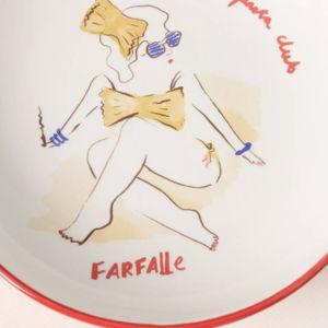 Farfalle - Das Rotes Rabbit Italian Earthenware Pasta Bowl