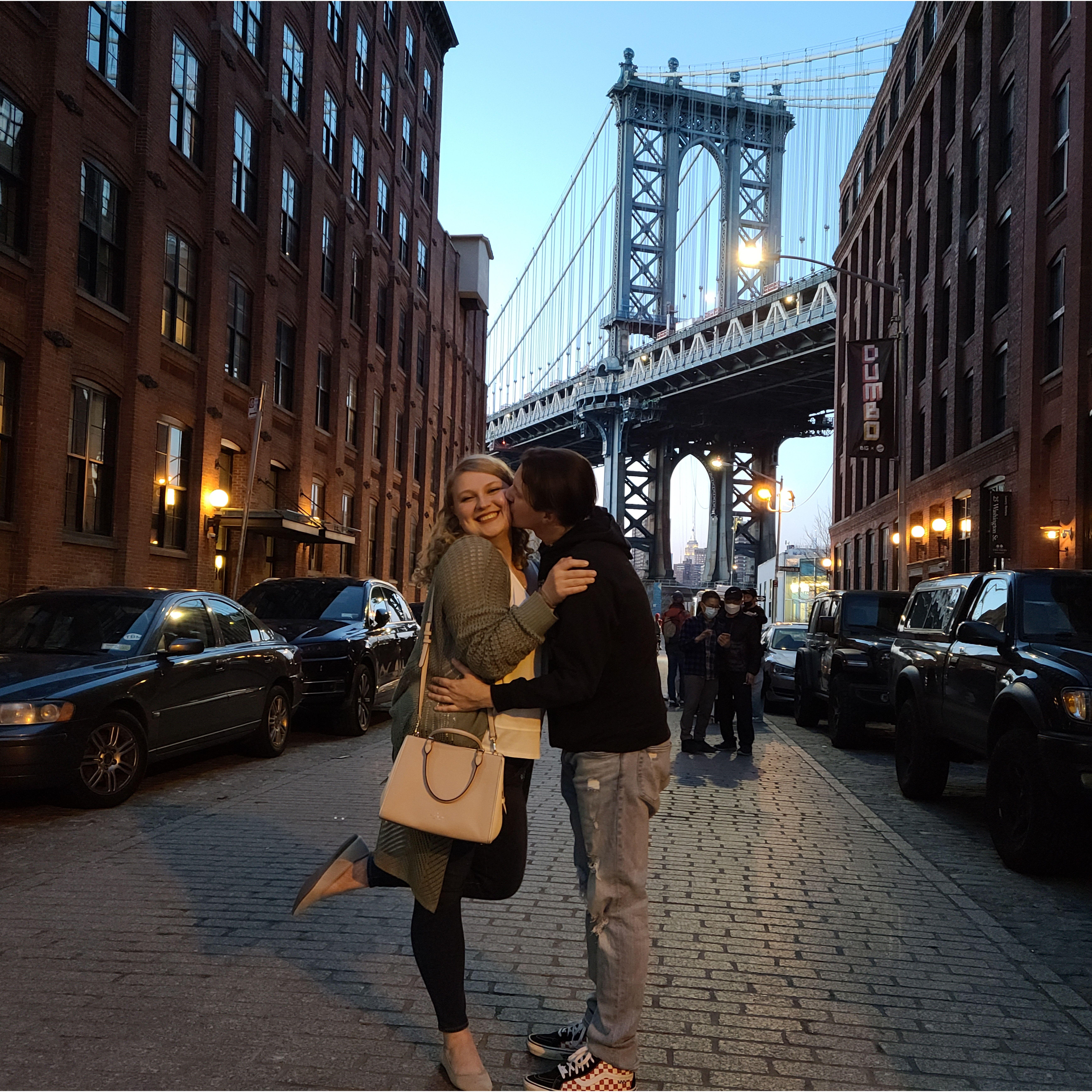 Celebrating our 9-year anniversary in NYC!