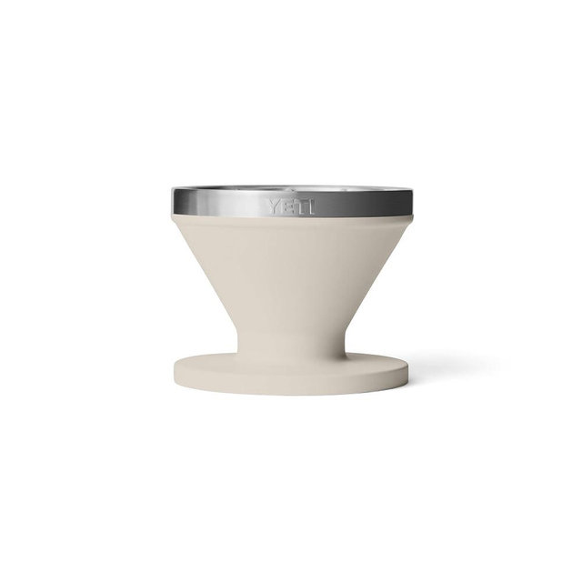 YETI Pour Over Coffee Maker Accessory Ramblers, Designed for Perfect Coffee Extraction Anywhere, Stainless Steel, fits any V60 Filter, Cape Taupe