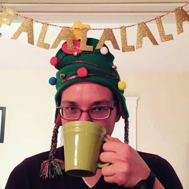 The year Ryan learned that MOH Kate goes all out with her Christmas parties - Portland, ME - December 2016