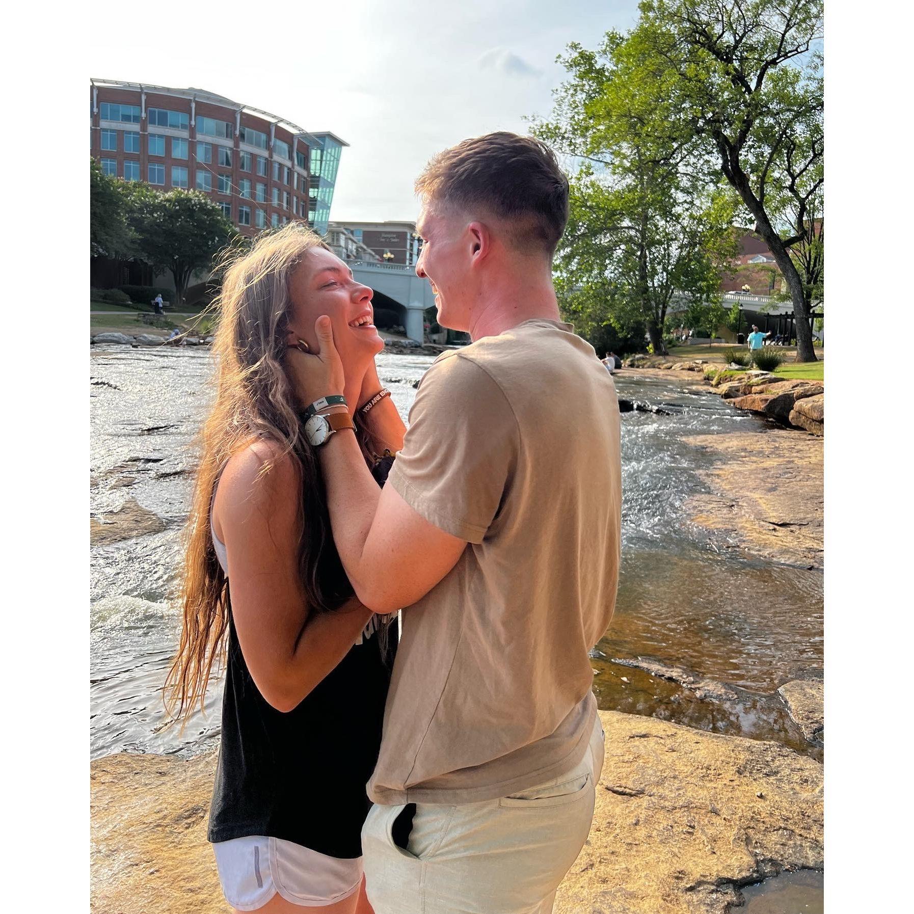 Smiling at forever together