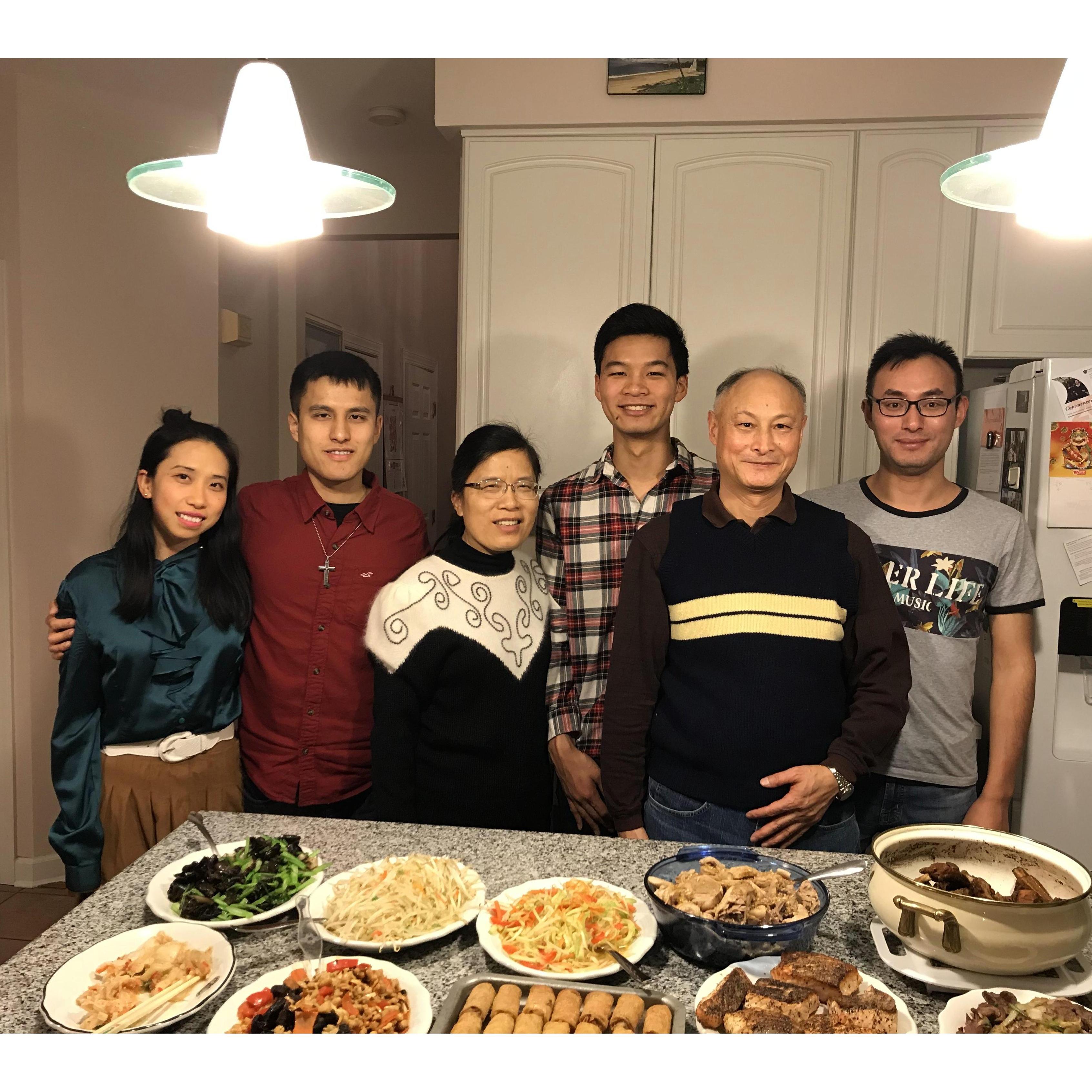 Merry Christmas with Ben's family!