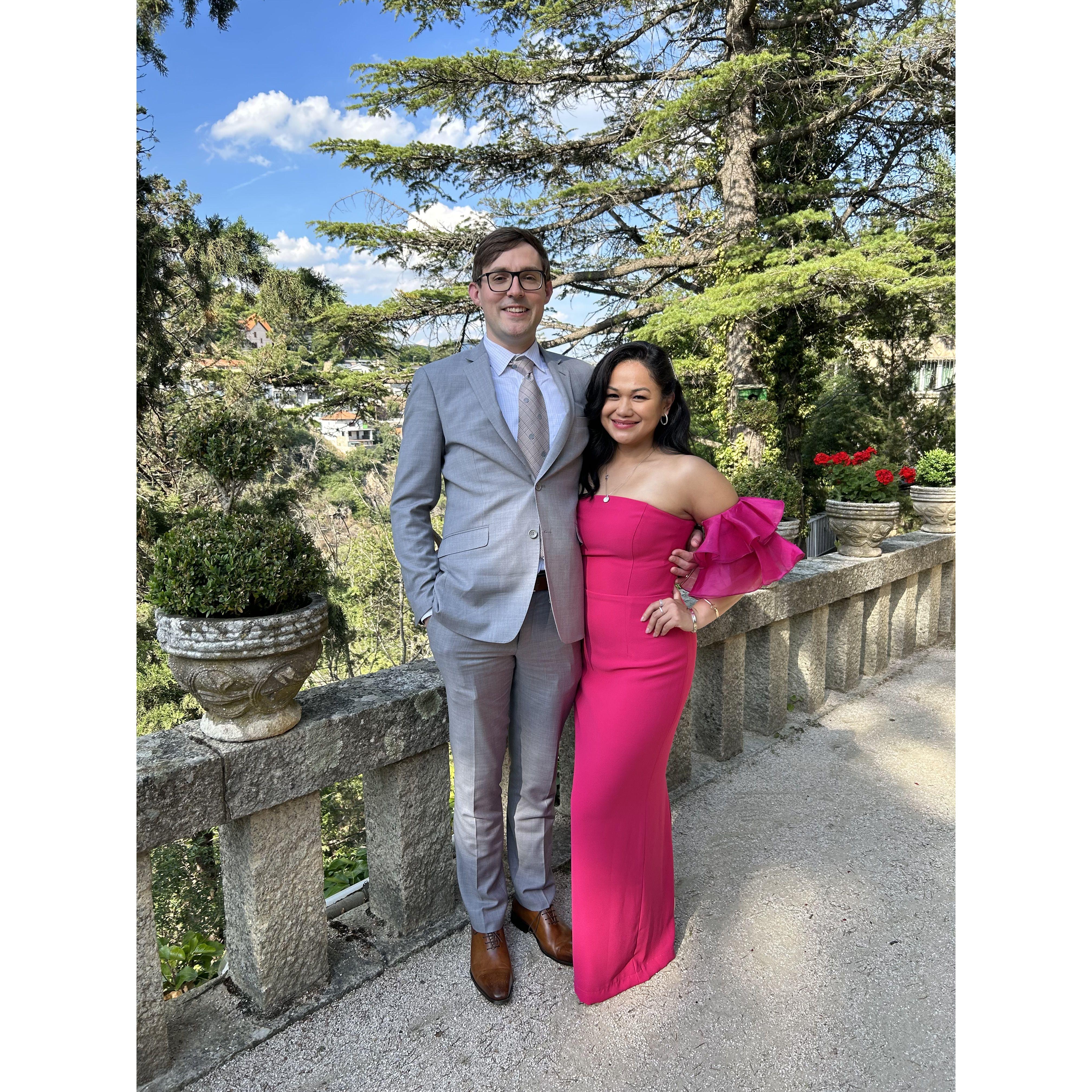 First international trip together to España for Megy's brother's wedding!