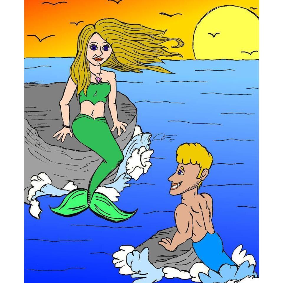 Before Luke and I even got together, I always told him I wanted him to draw me as a mermaid. He did not disappoint!