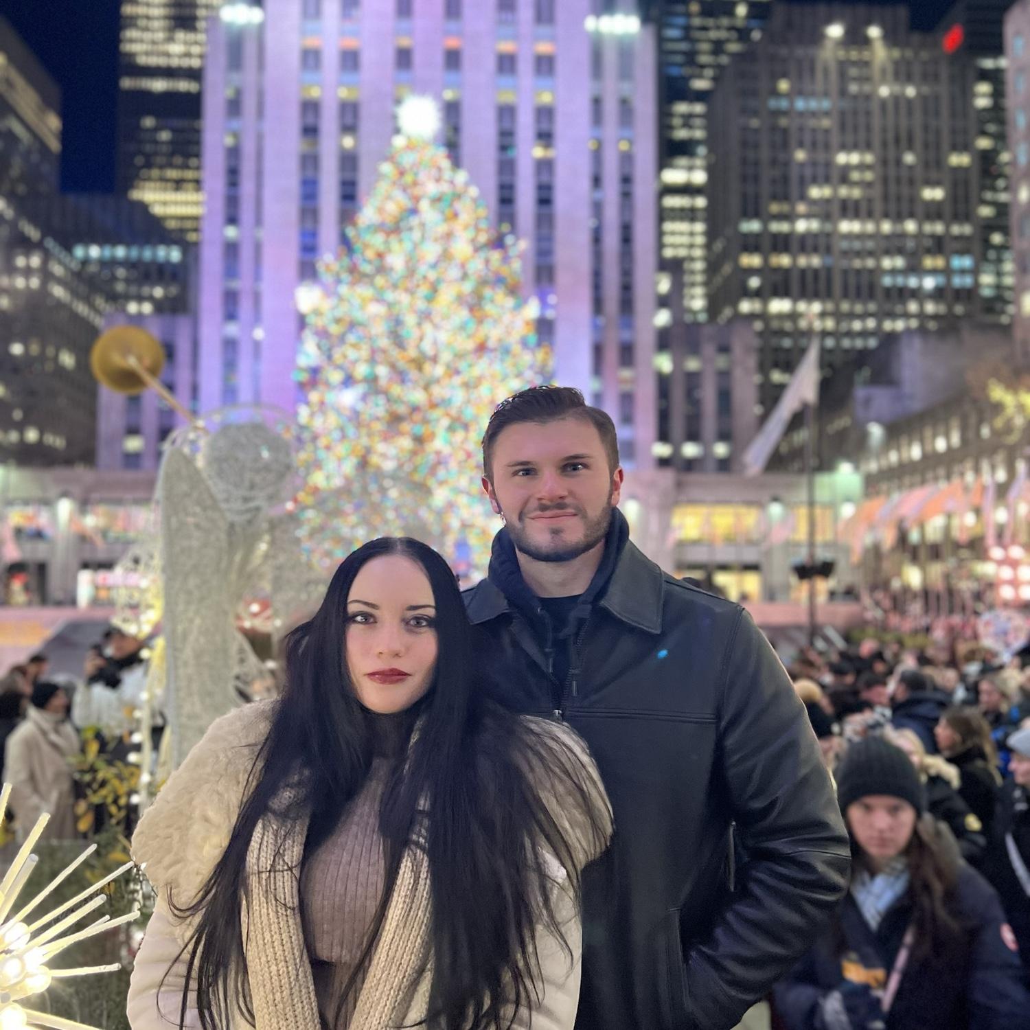 Konnor and Izabella’s first Christmas together