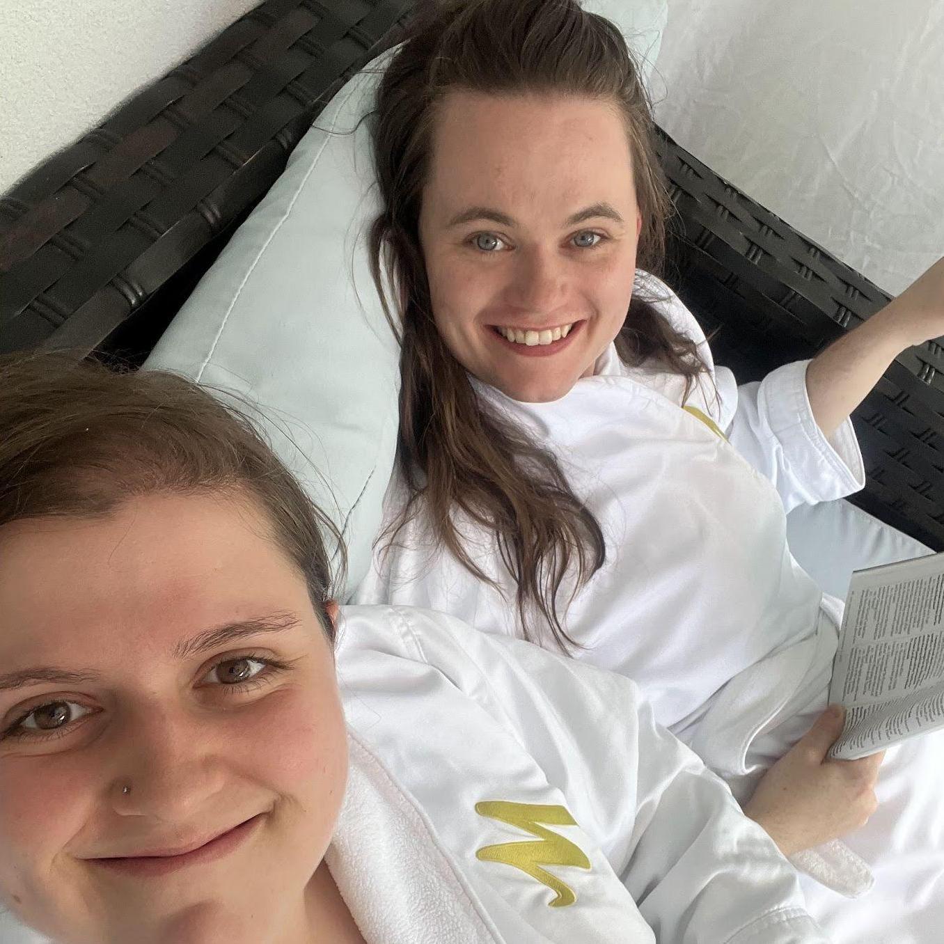 Since moving upstate, going to the spa for Quinn's birthday has become an annual tradition