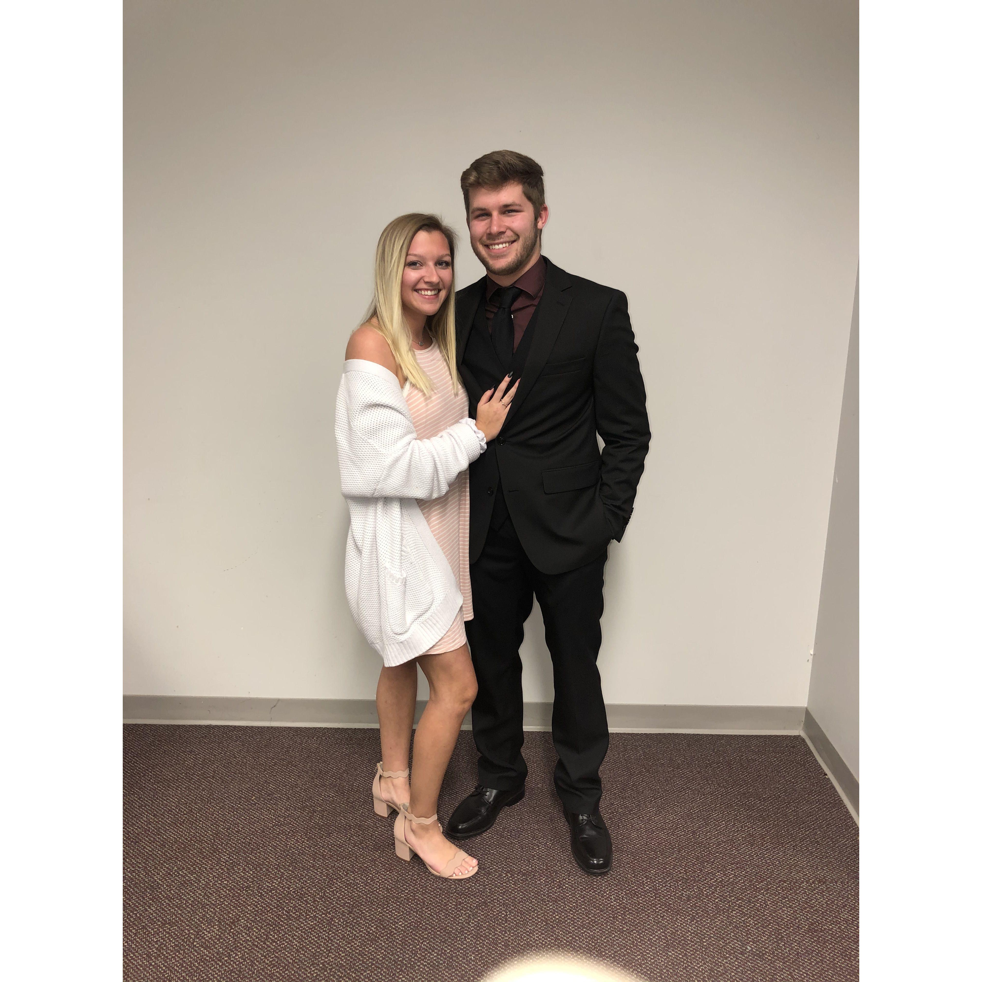Rugby banquet.
