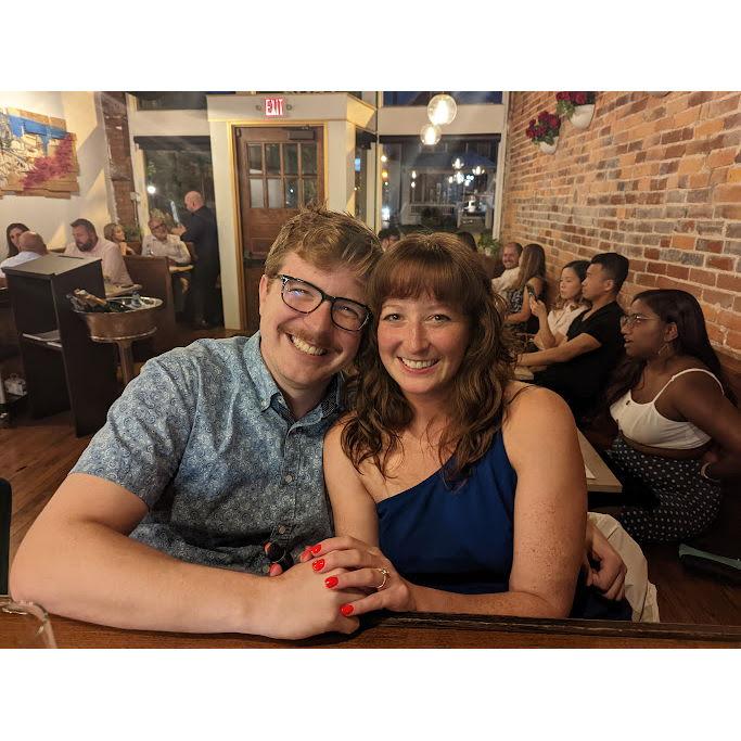 The night Chris proposed!