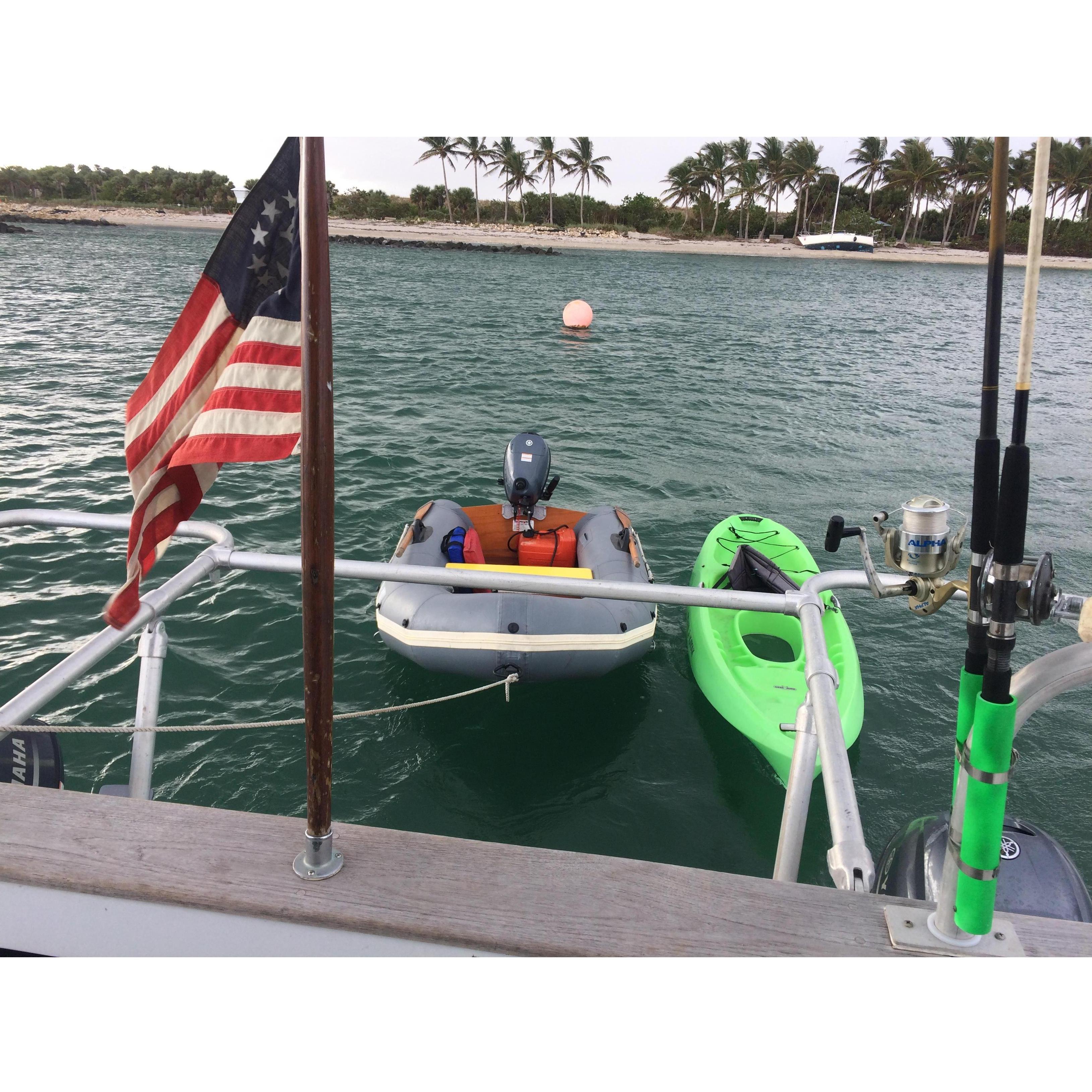 Dolphin towing Wilson and Kaya