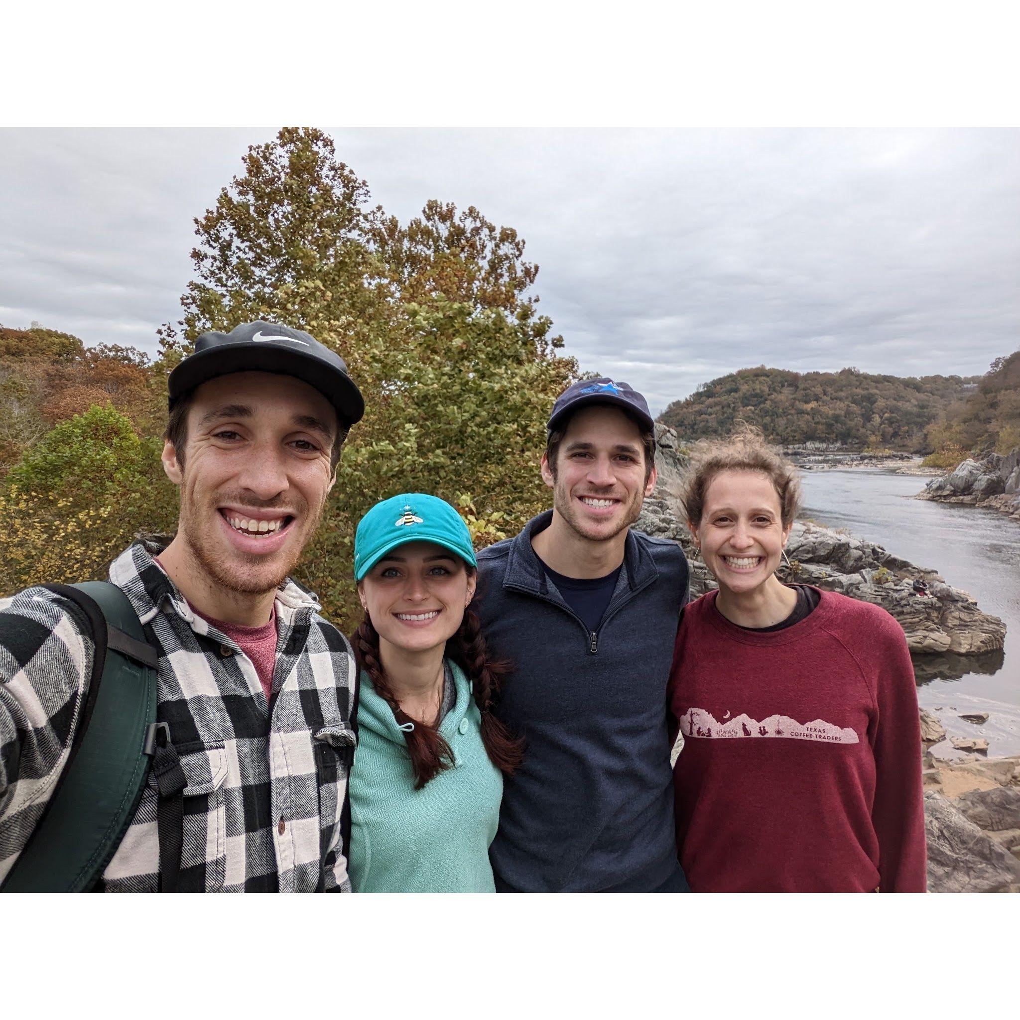 Hiking Billy Goat Trail with Jason and Holly!