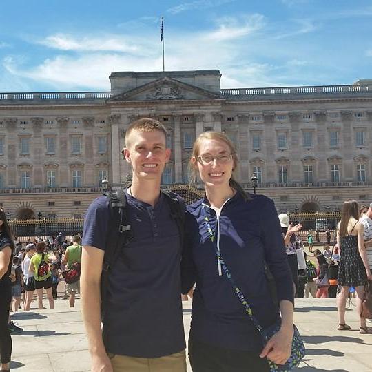 Summer of 2016 we traveled to London and got a great picture in front of Buckingham Palace after watching the changing of the guard.