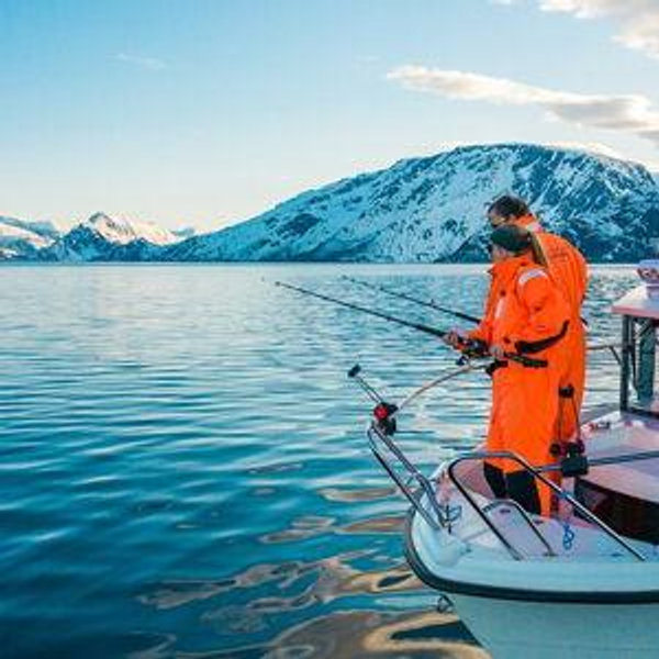 Fishing on the fjord