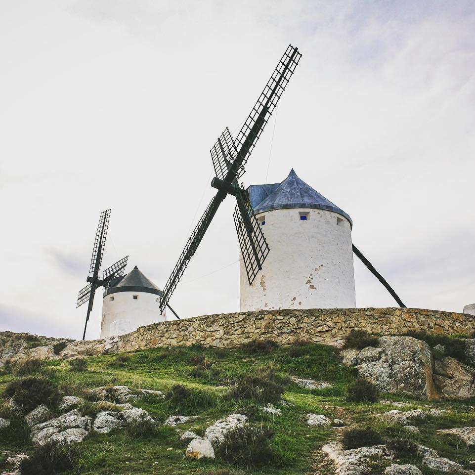 Los Molinos - on our first trip together to Spain