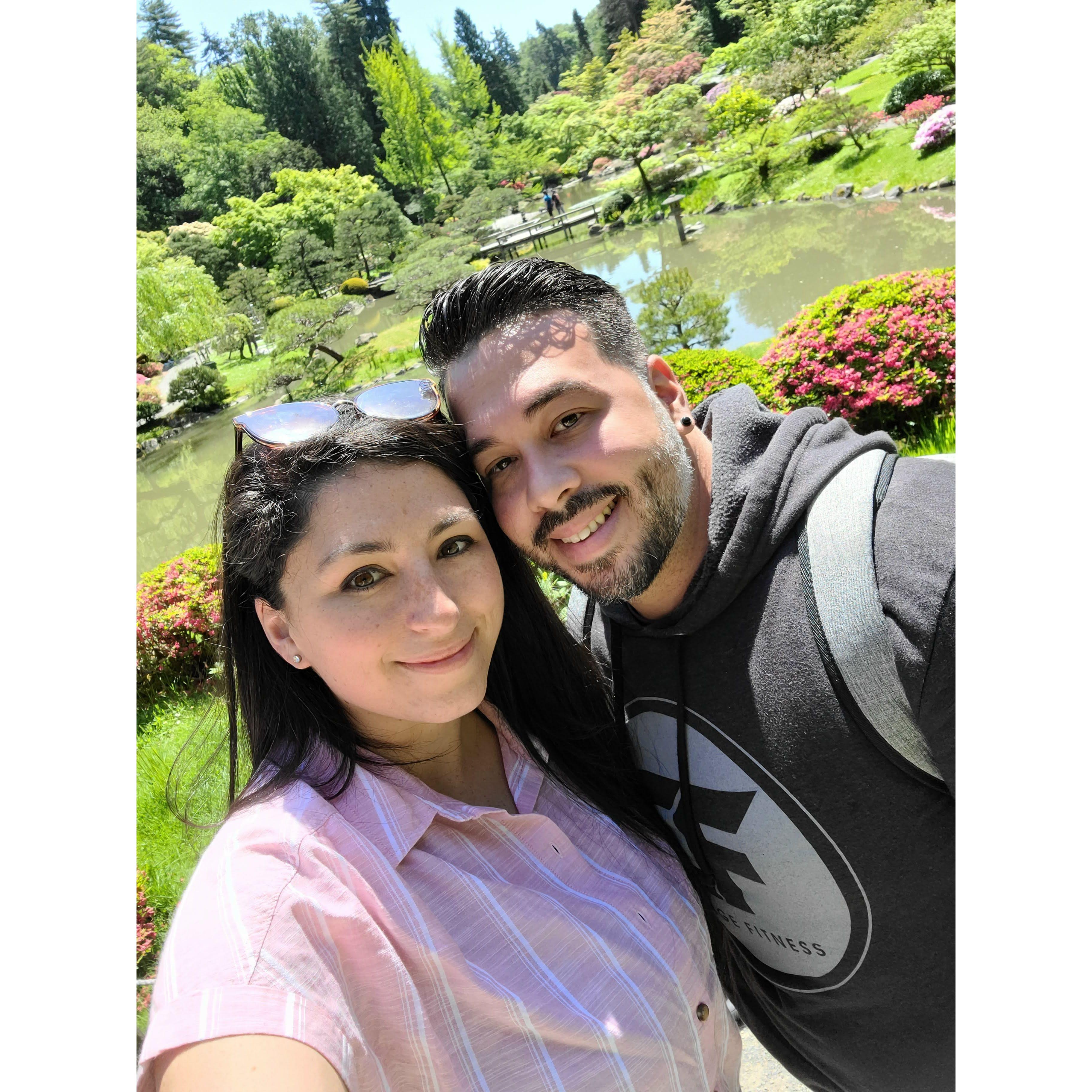 Caroline's 27th Birthday trip to Seattle, Washington visiting the Japanese Gardens