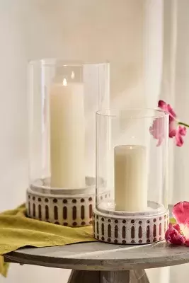 Ceramic Base Glass Hurricane
