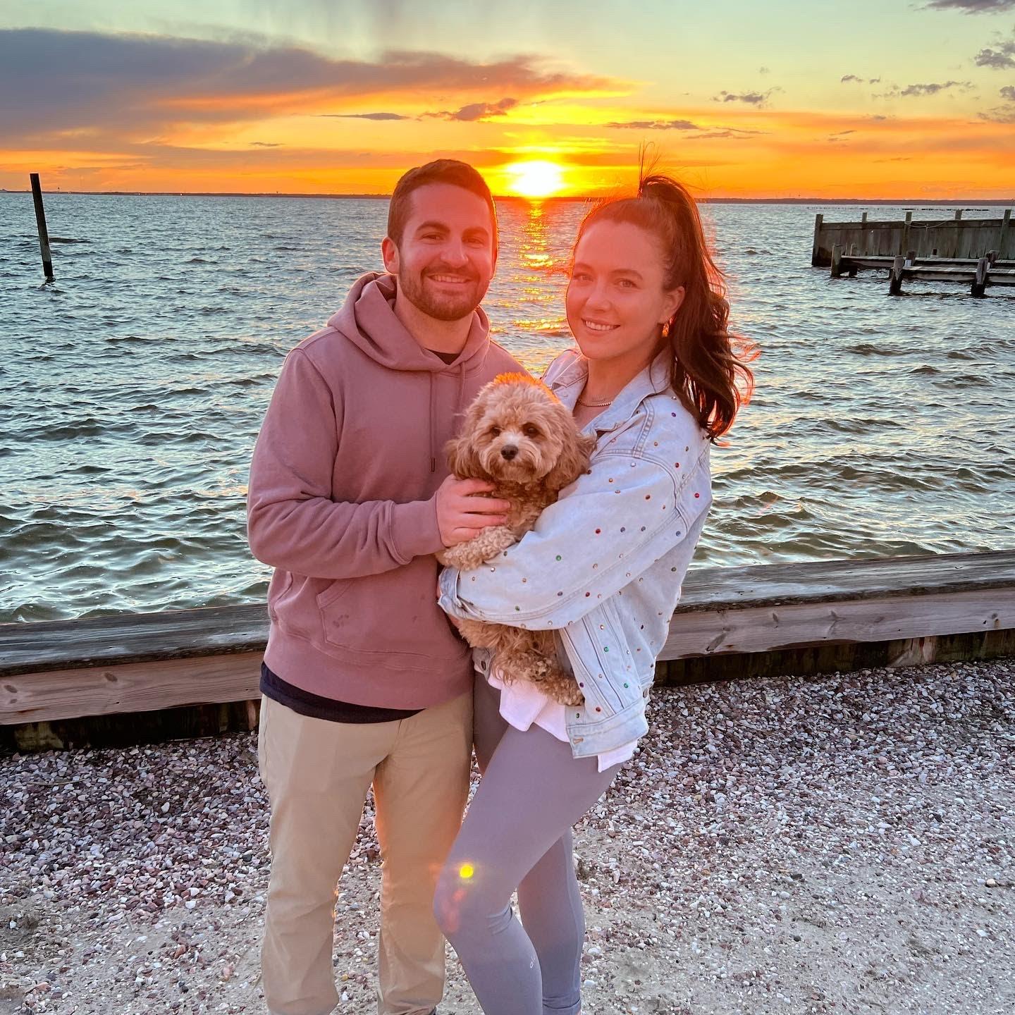 Adam's first LBI sunset!