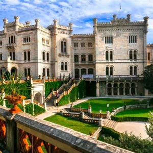Panoramic Trieste and Miramare Castle