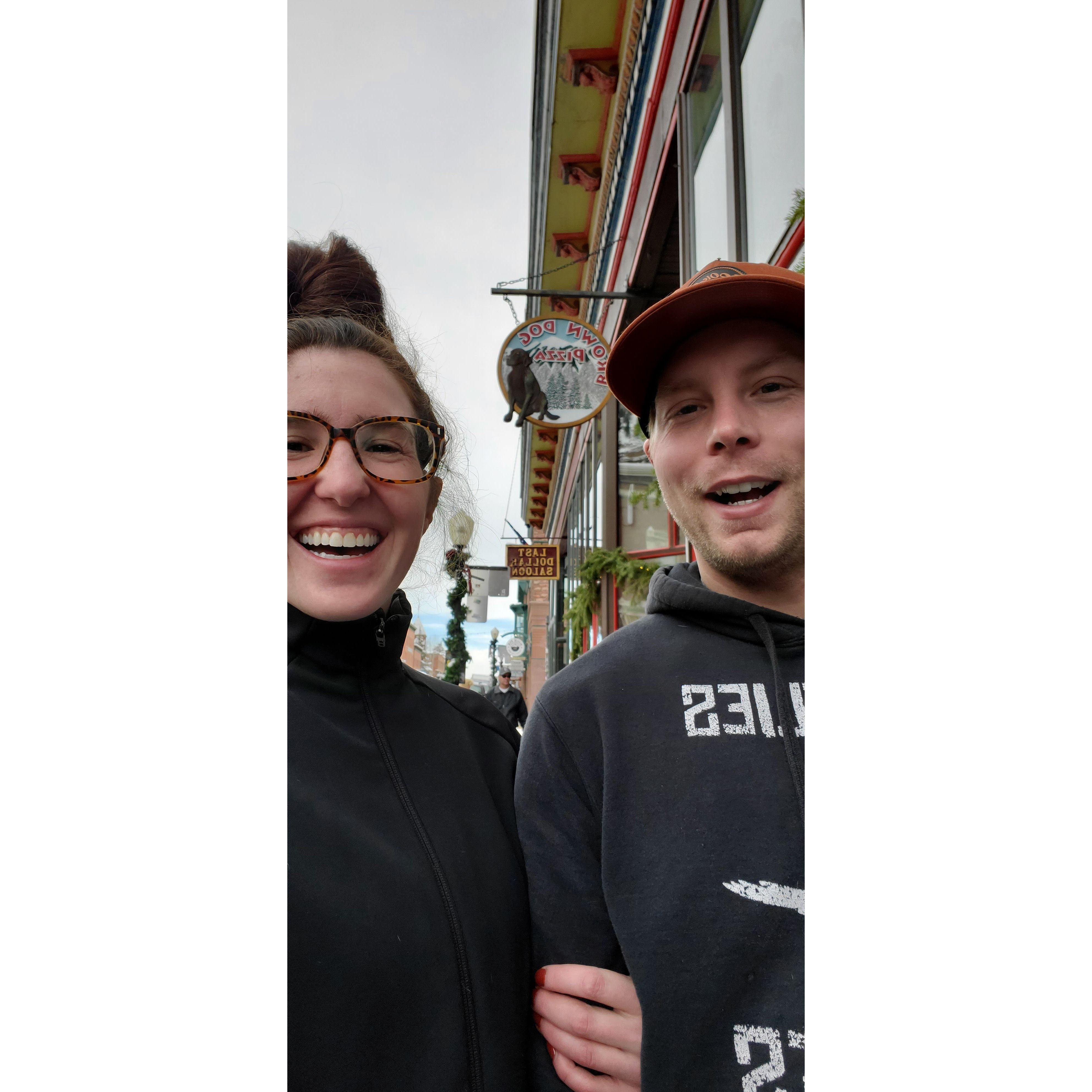 Found our favorite pizza in Telluride