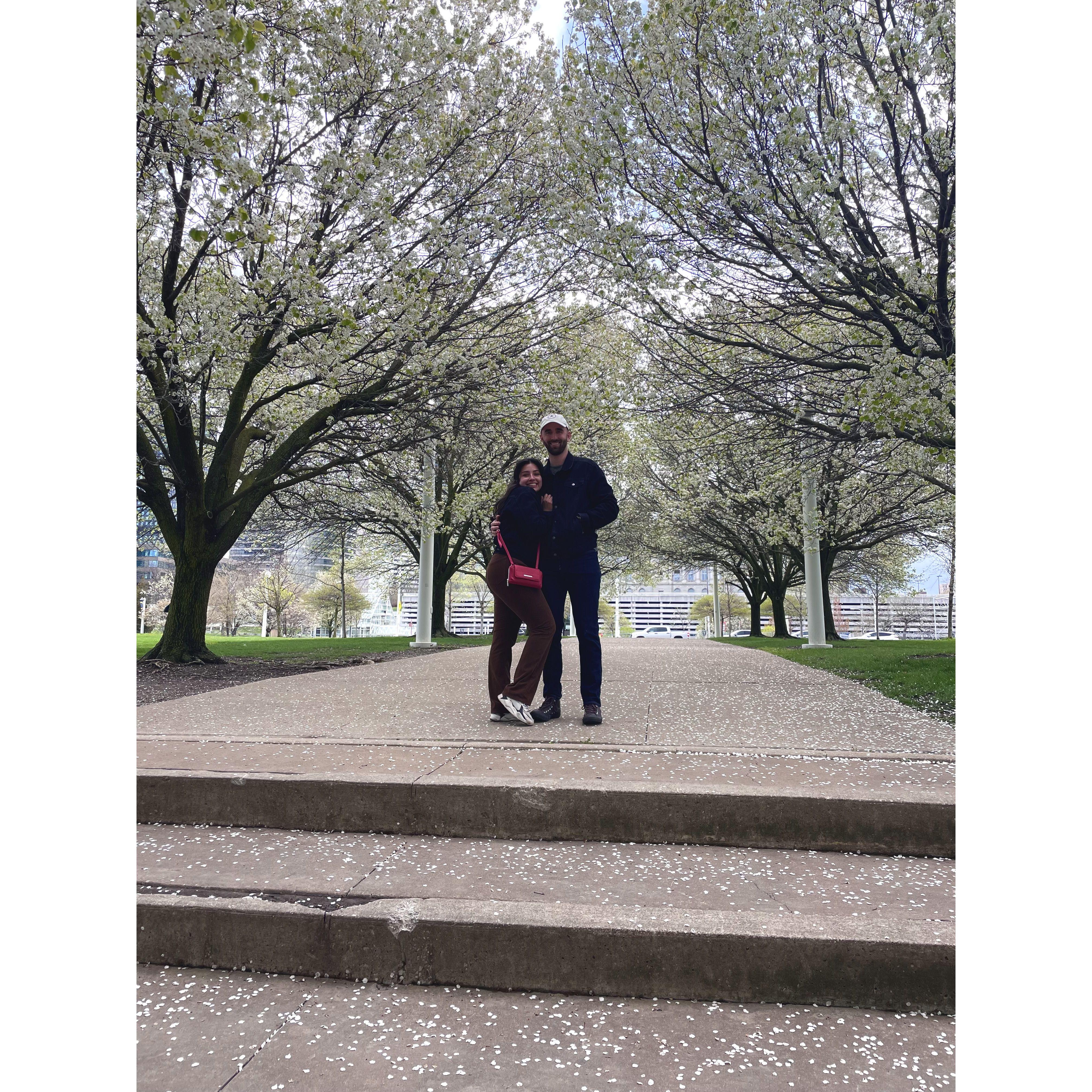 Enjoying Spring together. 04/22/2023