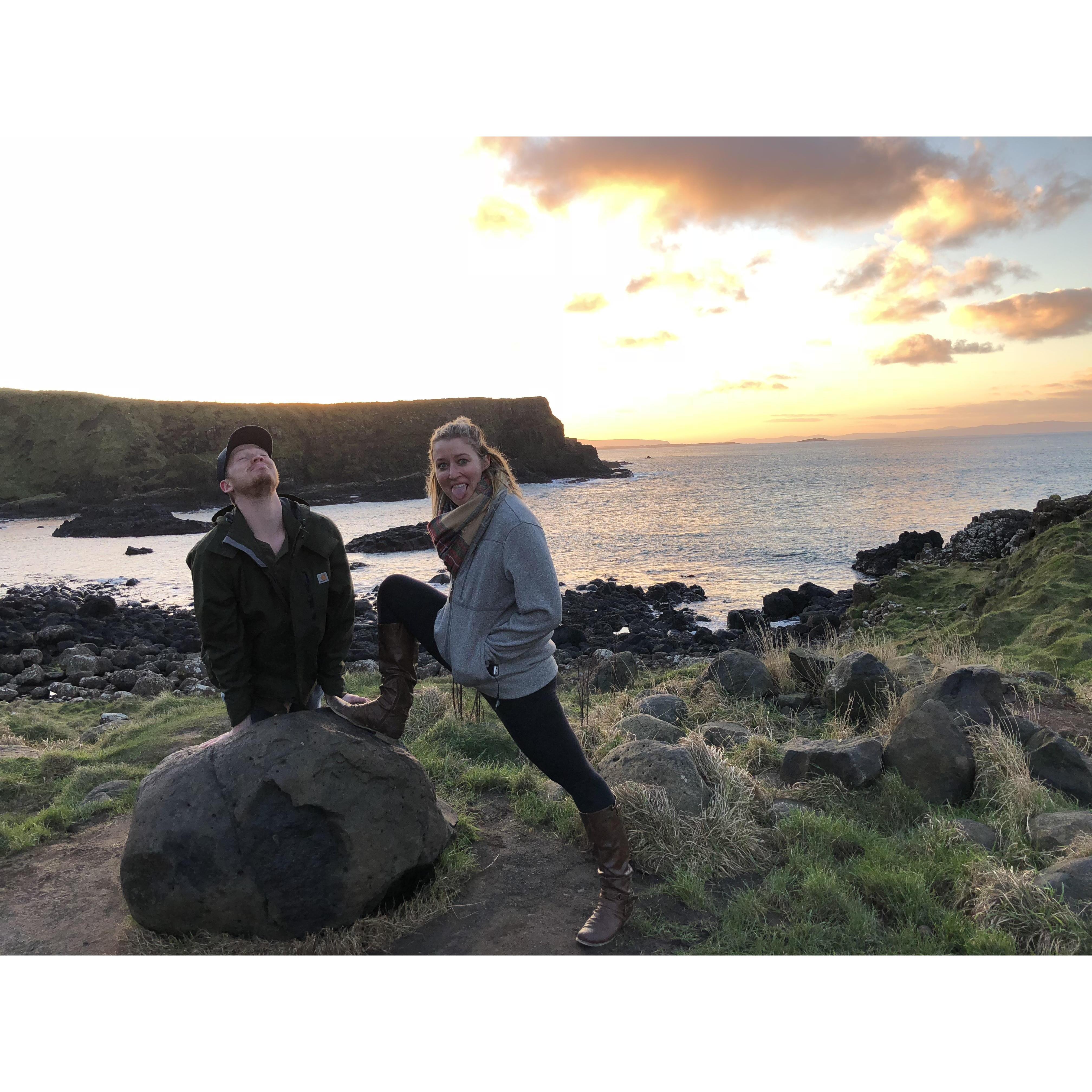 Giant's Causeway in Northern Ireland | January 2018