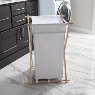 Folding X-Frame Laundry Hamper