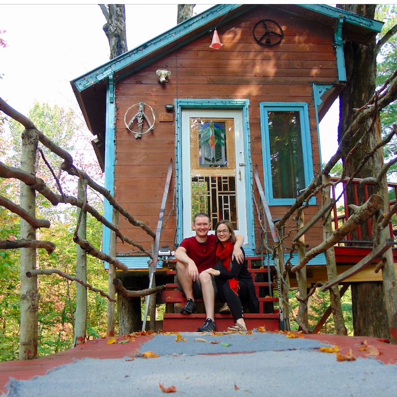 Vermont treehouse, 2017