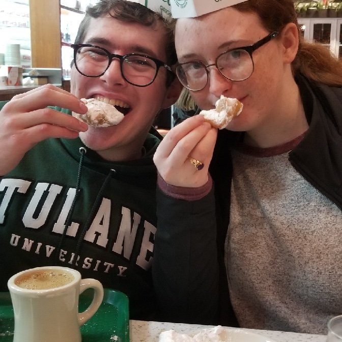 One of the best things about New Orleans is the food! Some of our favorites that we’ve learned to cook: king cake, red beans & rice, and gumbo.