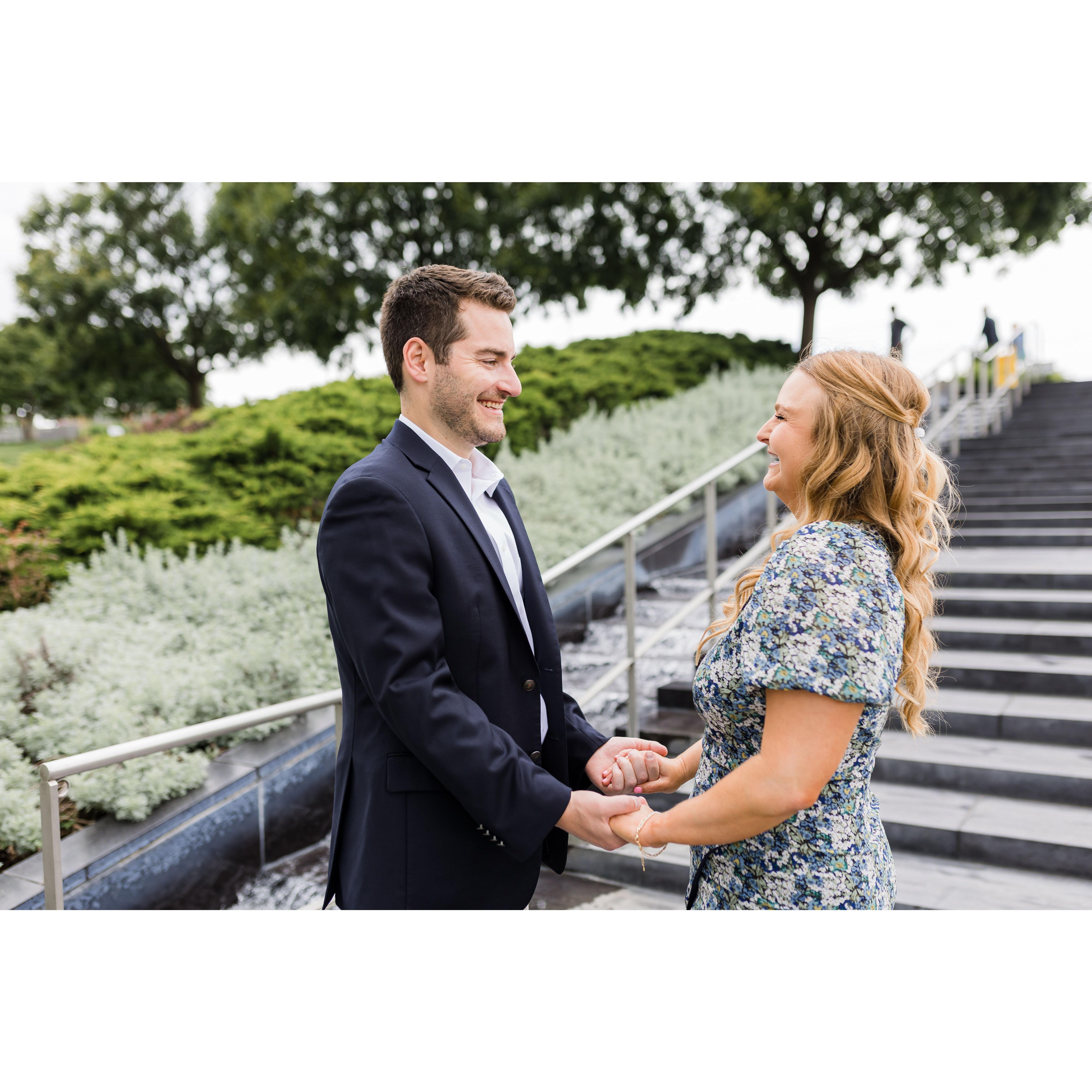 Scenes from our engagement shoot