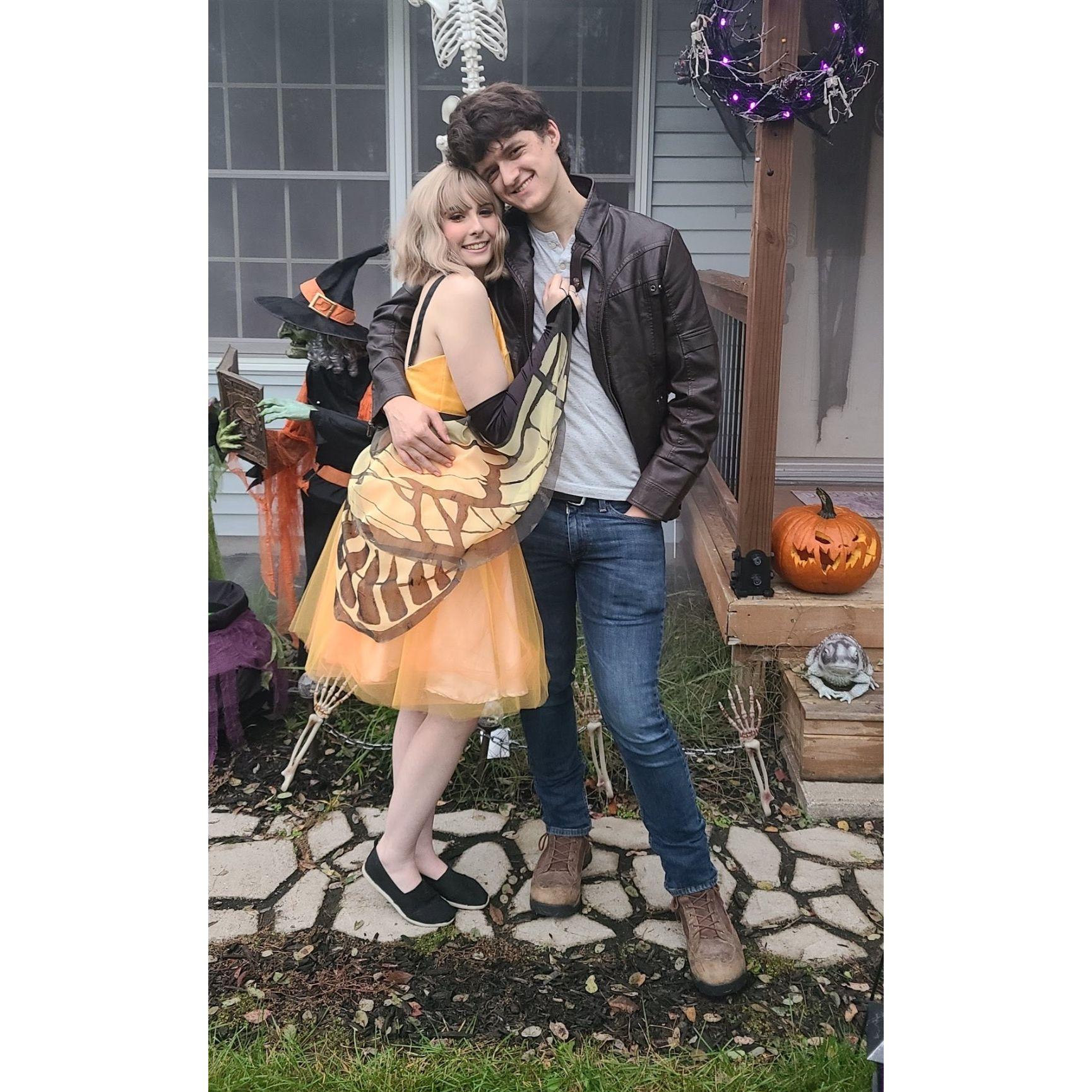 The Halloween we dressed up as some of our favorite book characters, Cress and Thorne!