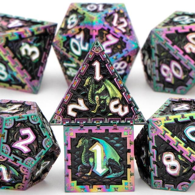 Metal DND Dice Set , D&D Dice Set ,...