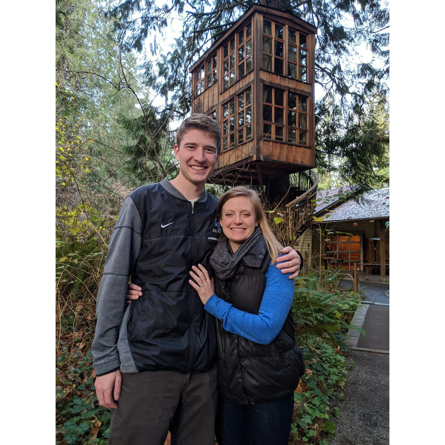 Trillium at Treehouse Point, where Connor proposed. November 2018.