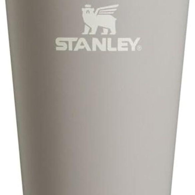 STANLEY Adventure Inulsated Stacking Beer Pint Glass, 16oz Stainless Steel Double Wall Rugged Metal Drinking Tumbler