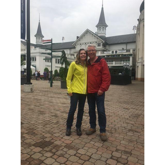 Chilly and we didn't quit our day jobs, but Churchill Downs was a blast as always!