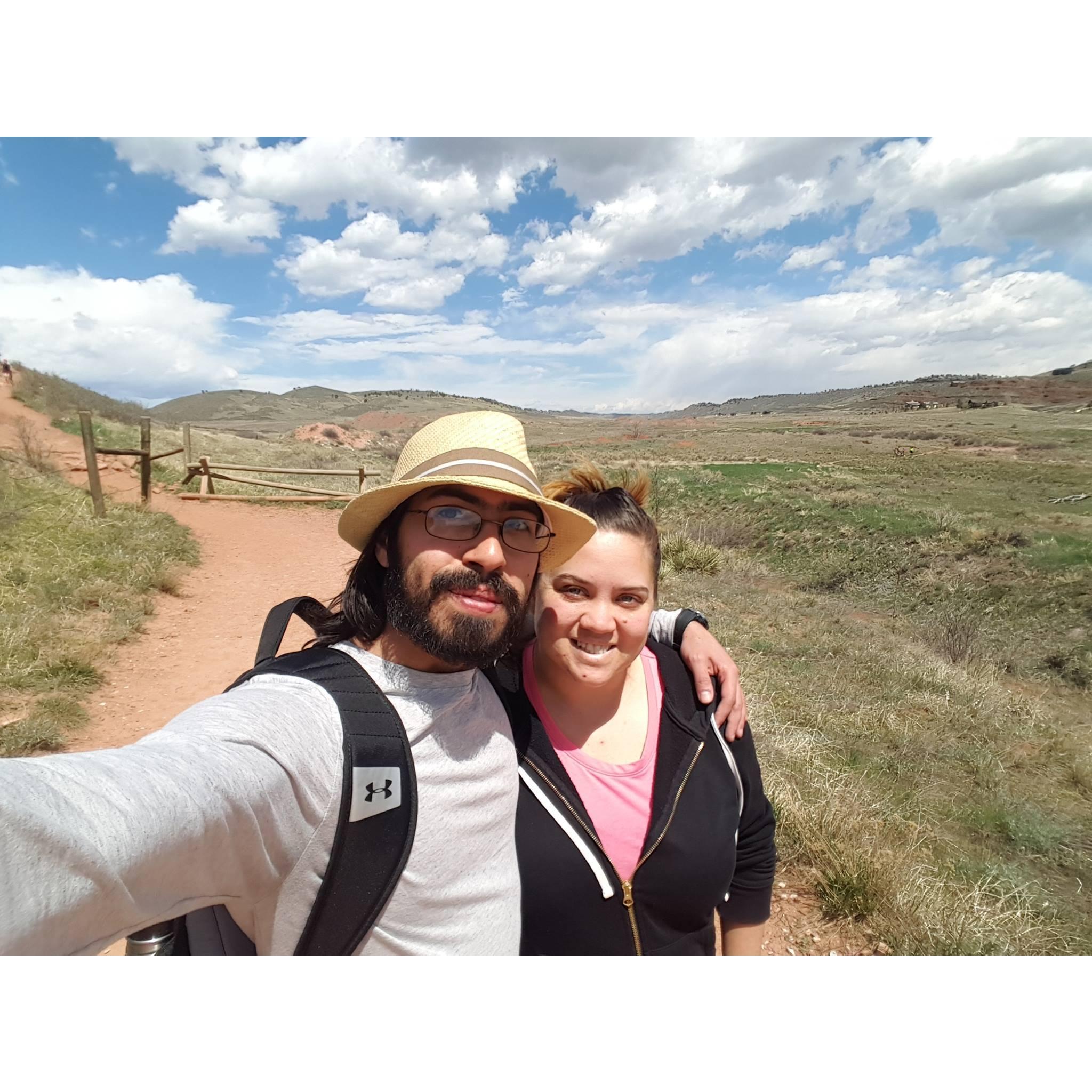 First hike at Devil's Backbone