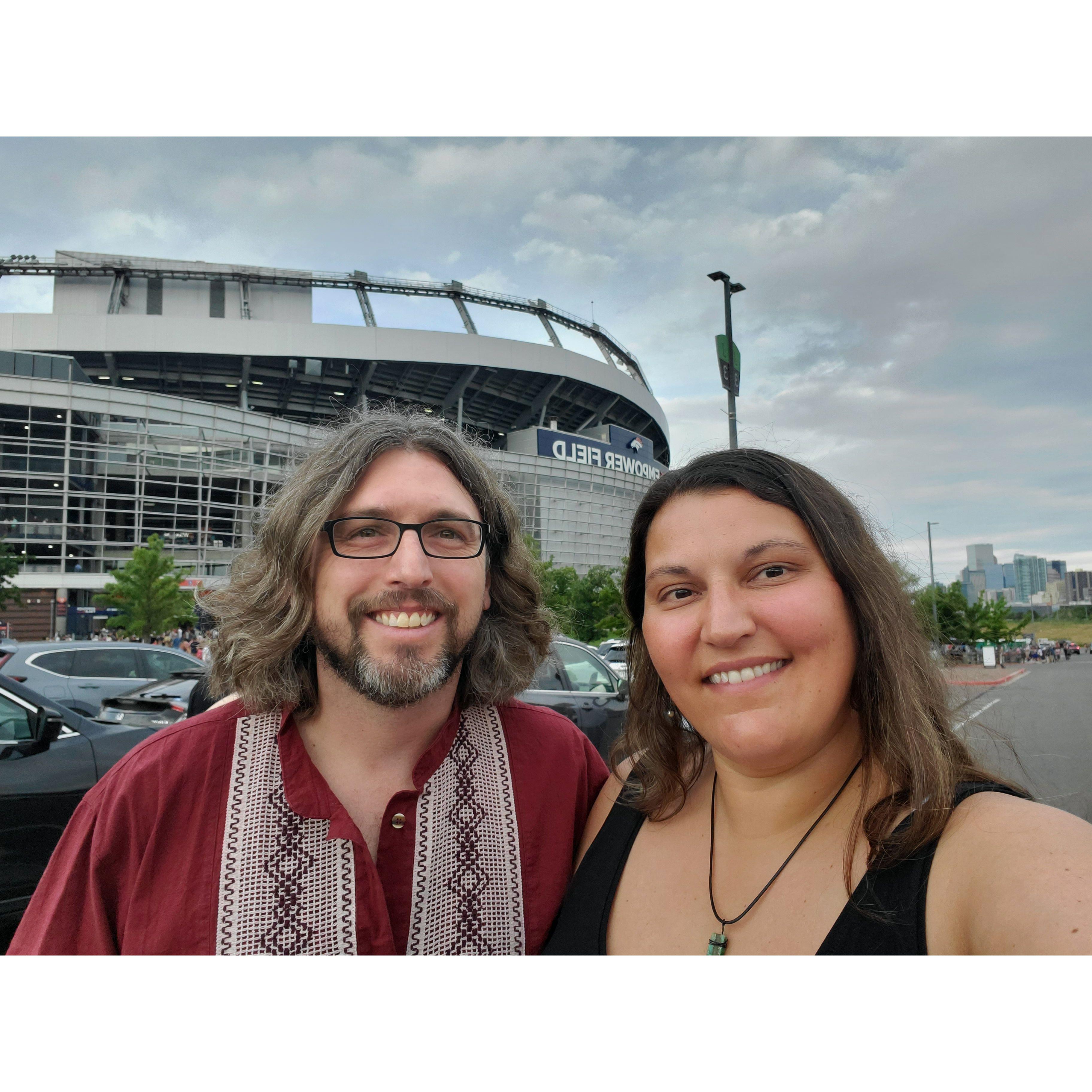 Headed to see Red Hot Chili Peppers at Empower Field - Broncos Stadium