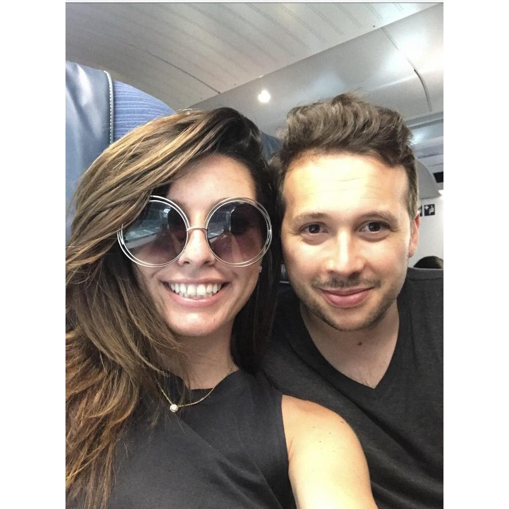 On the Eurostar, on our way to Paris for Rob's 30th.