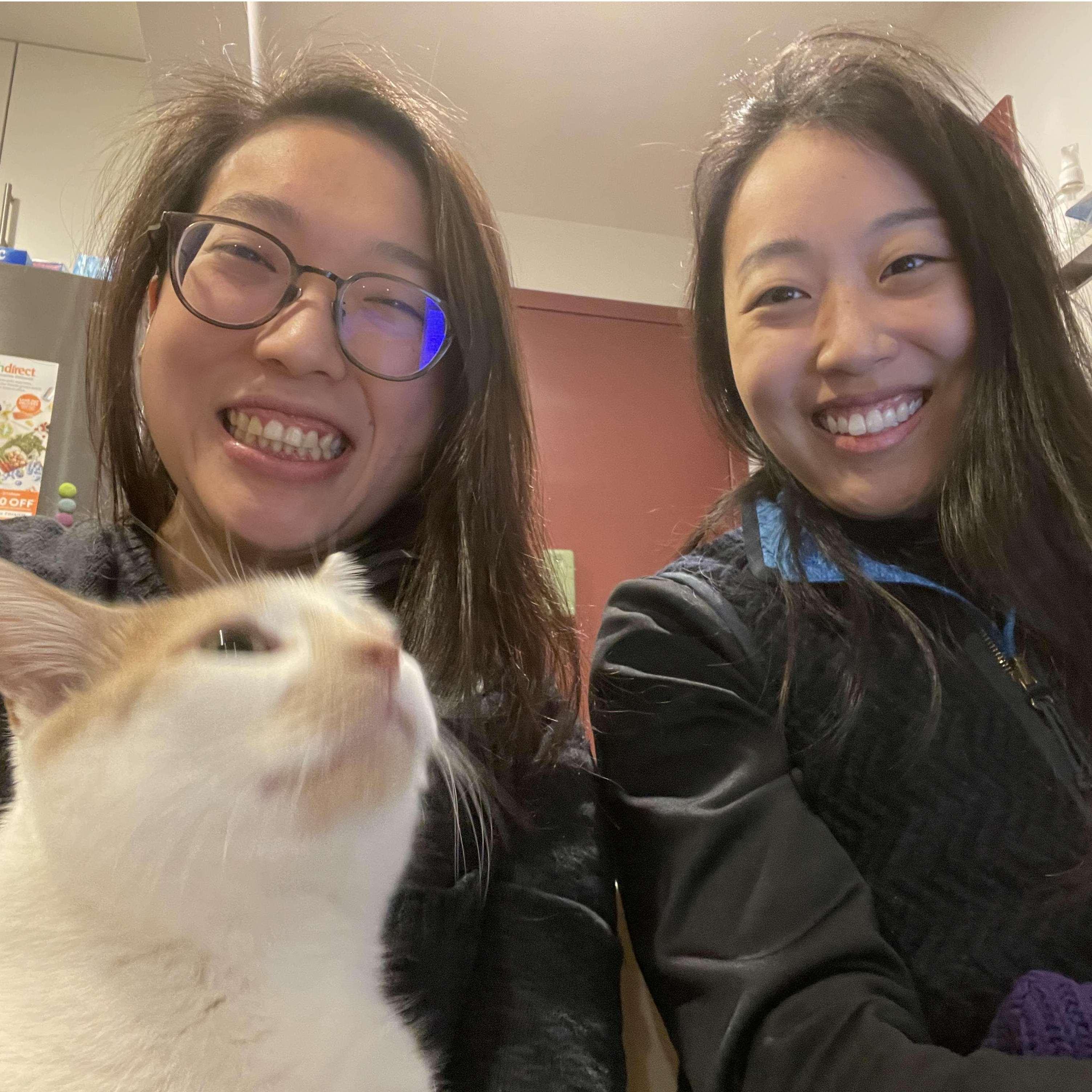 Our first selfie together ( And with Max)