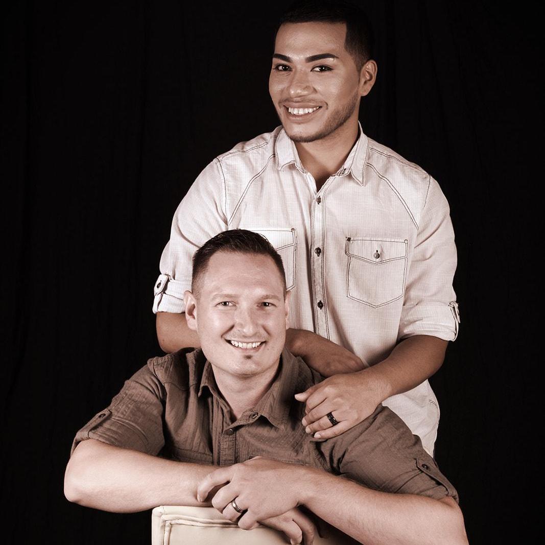 Engagement Photo Jayson Remillard & Miguel Verde.  Wedding February 23rd 2019