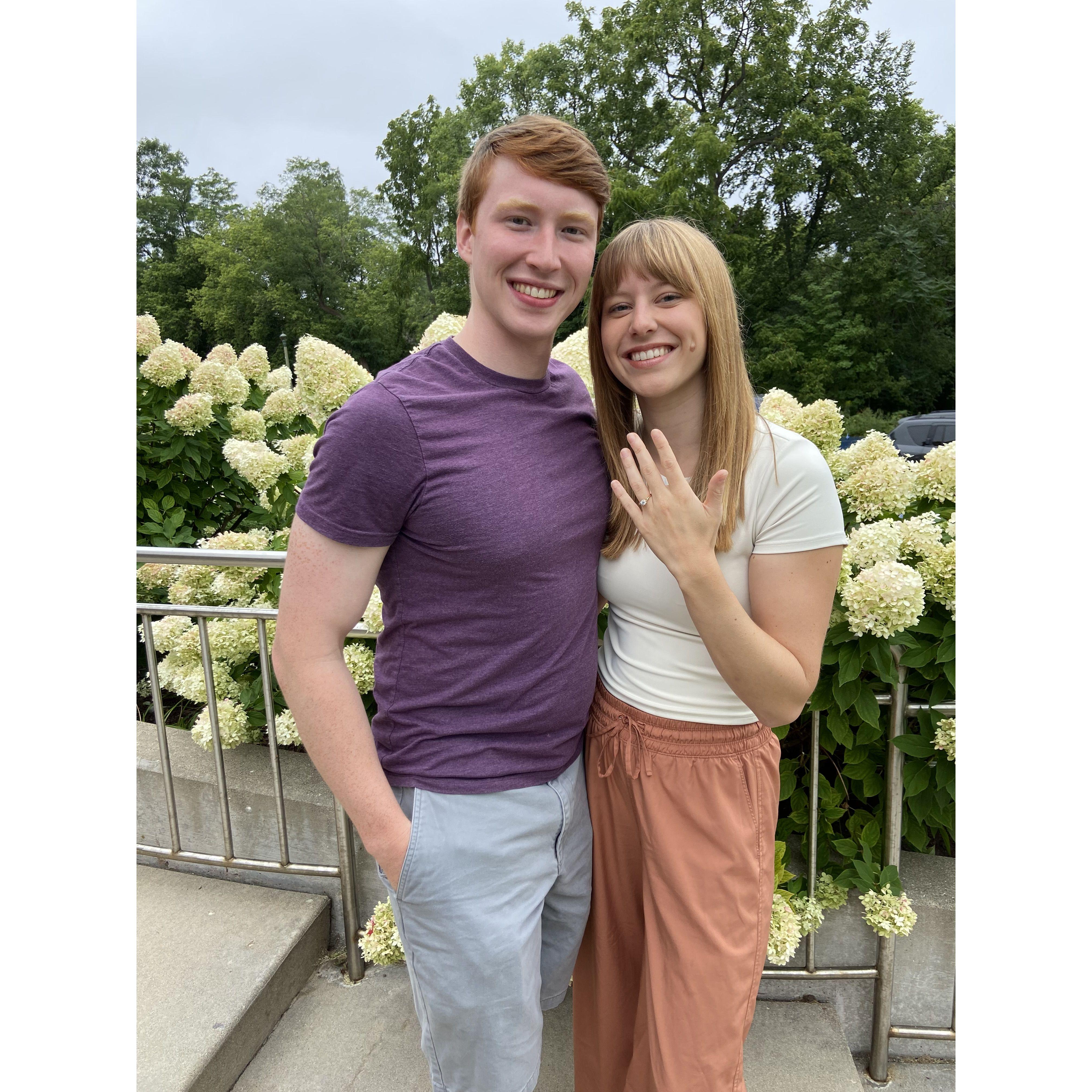 We're engaged!