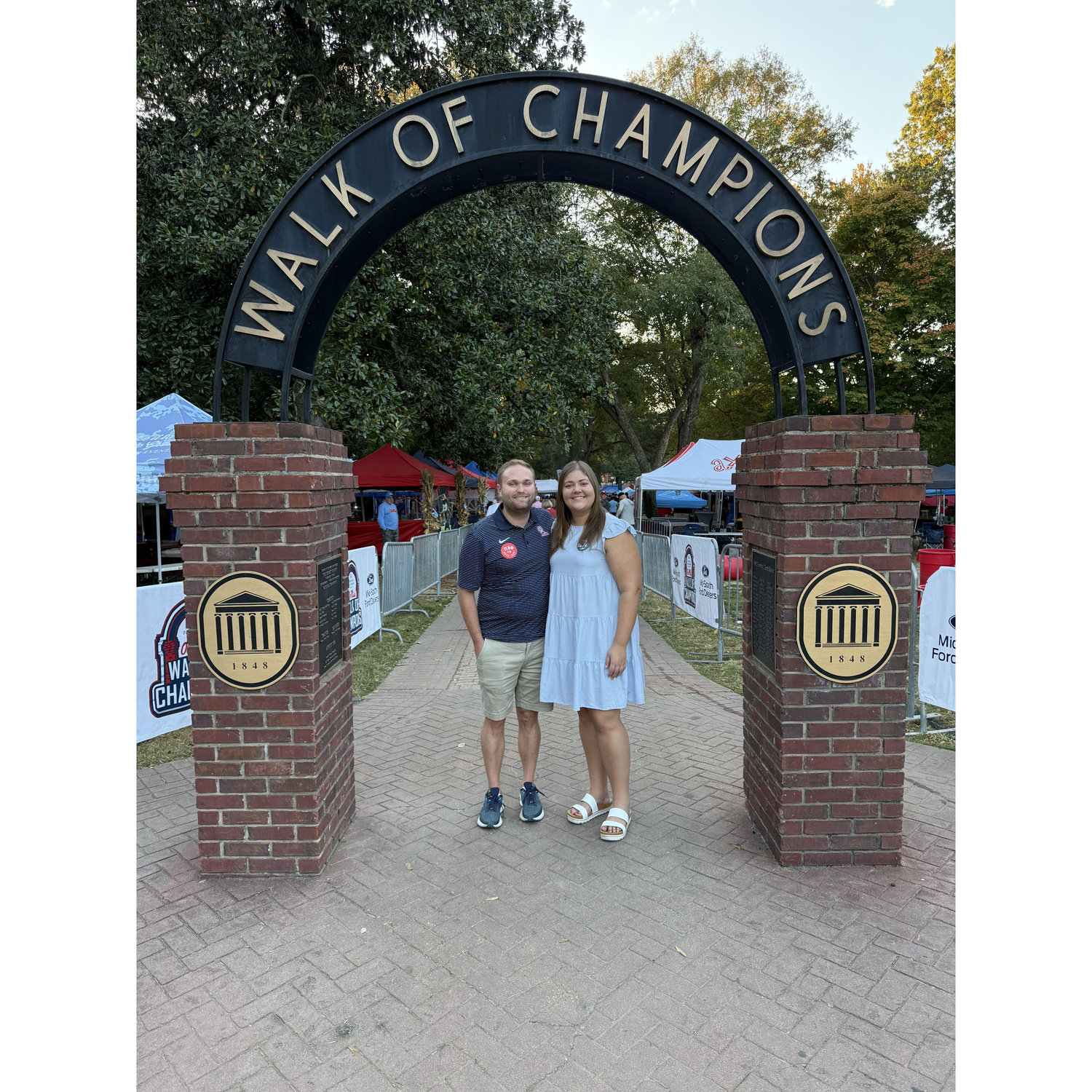Blakes first time visiting Ole Miss (where Macey went to college)