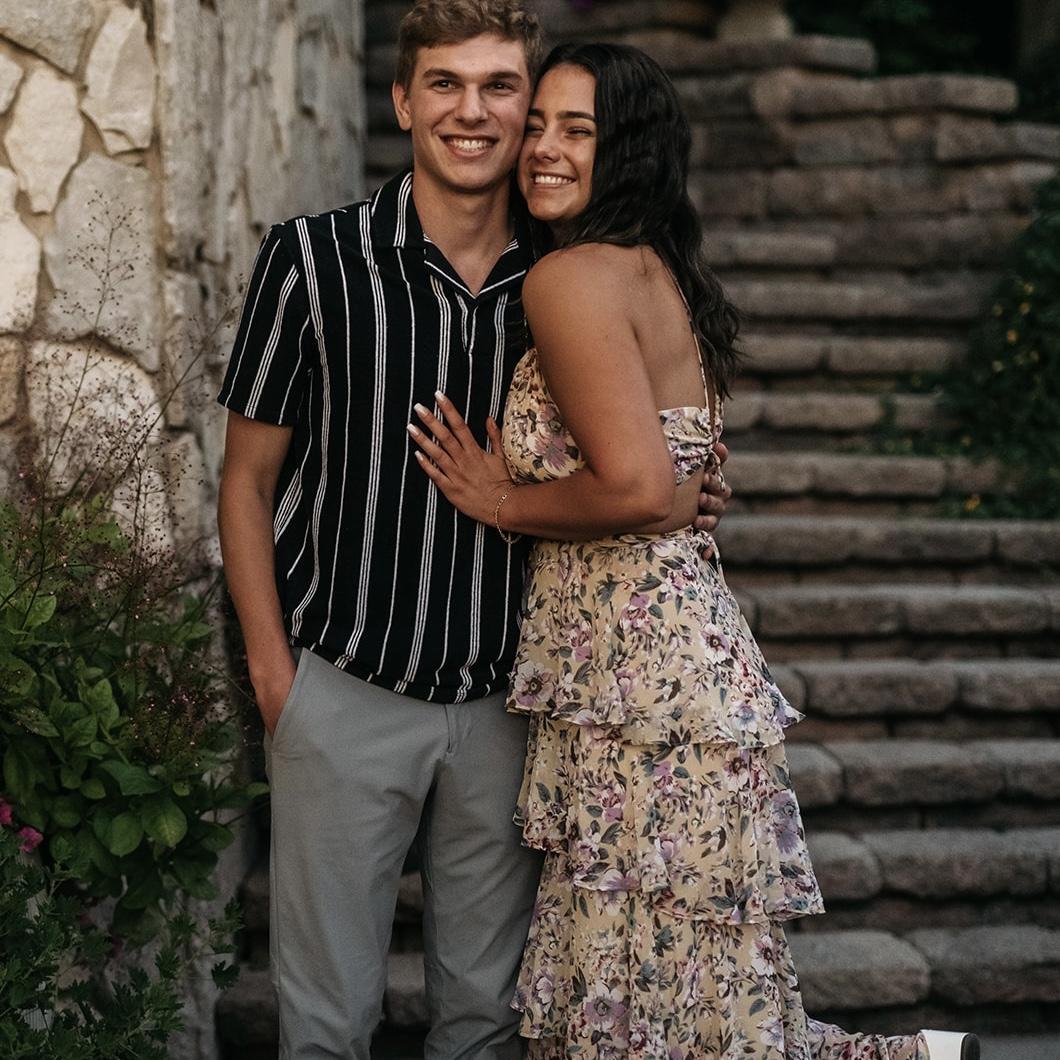 Sam stood up in both of his brothers weddings this summer and here’s a pic from one of the rehearsal dinners!:)